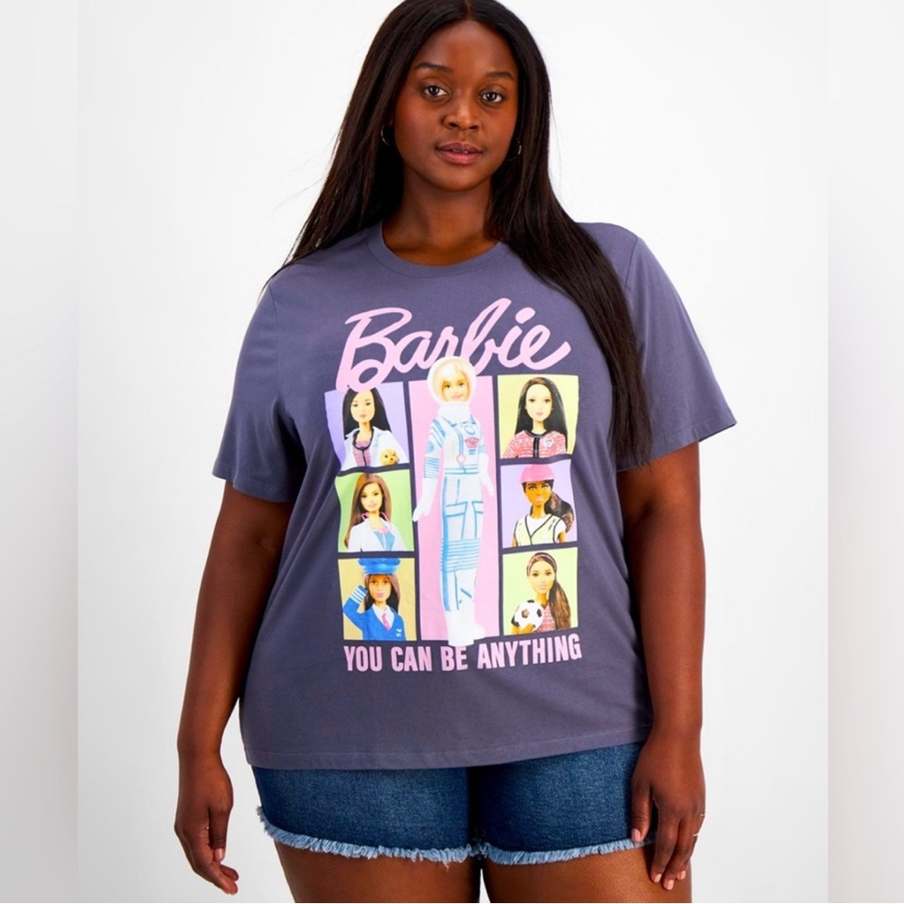 💃 Barbie You Can Be Anything Graphic Tee by Grayson Threads, Size 1X - NWT